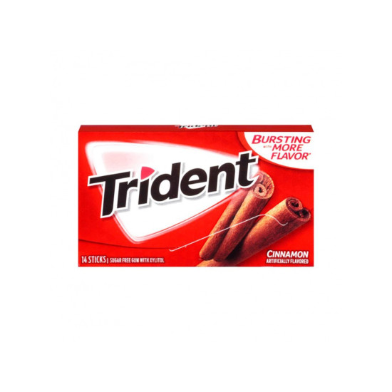 Trident Cinnamon Gum 27g Trident Cinnamon Gum 27g
