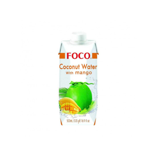 Foco Coconut Water Mango 500ml Foco Coconut Water Mango 500ml
