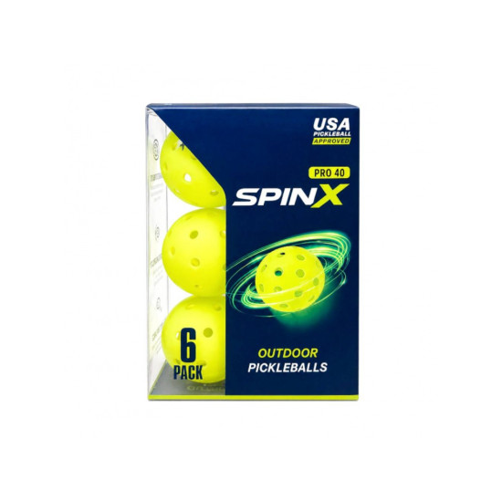 Spinx Pro 4.0 Out Door Pickle balls 6ks