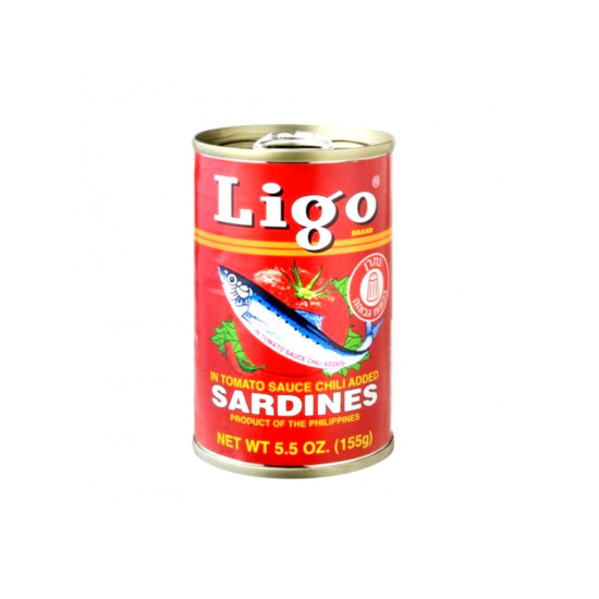 Ligo Sardines in Tomato Sauce with Chilli 155g