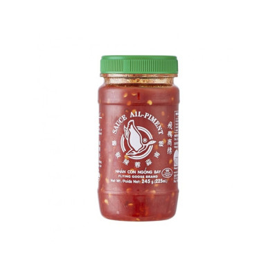 Flying Goose Chilli Paste Oelek with Garlic 245g