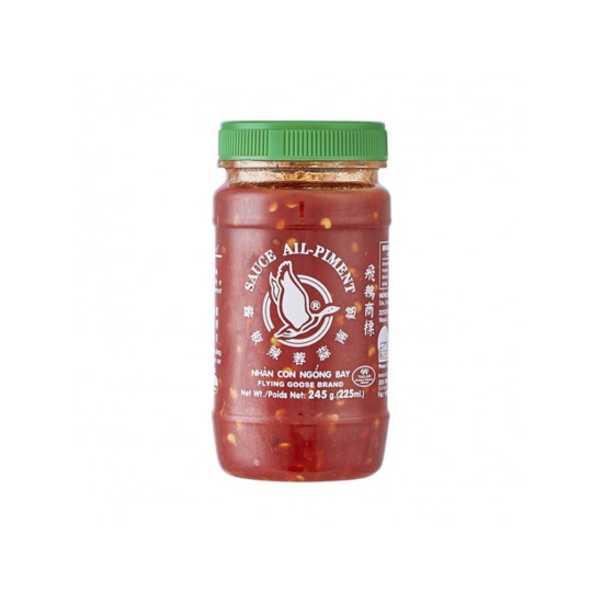 Flying Goose Chilli Paste Oelek with Garlic 245g