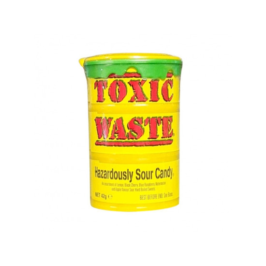 Toxic Waste Yellow Sour Candy 42g