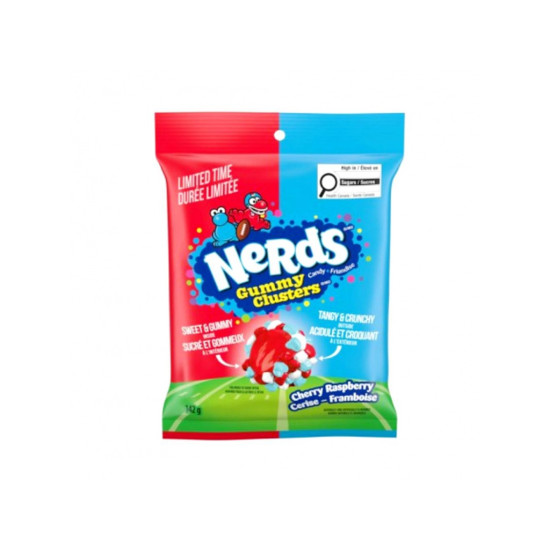 Nerds Clusters NFL Cherry Raspberry Touchdown 113g