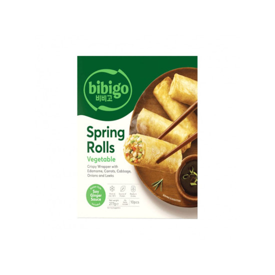 BIBIGO Spring Roll Vegetables 10 PCS 277g BIBIGO Spring Roll Vegetables 10 PCS 277g