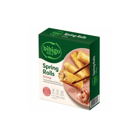 BIBIGO  Spring Roll Shrimps 10 PCS 250g