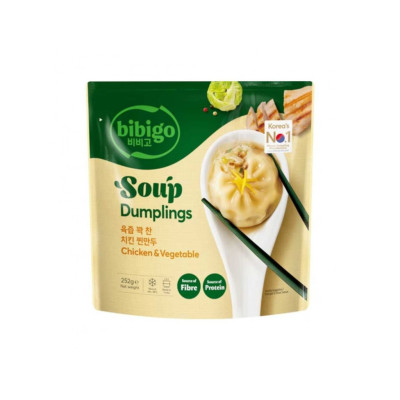 Bibigo Soup Dumplings Chicken & Vegetables 252g