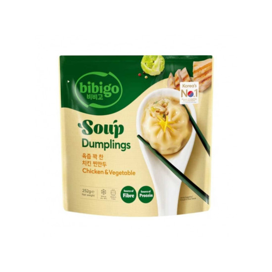 Bibigo Soup Dumplings Chicken & Vegetables 252g Bibigo Soup Dumplings Chicken & Vegetables 252g