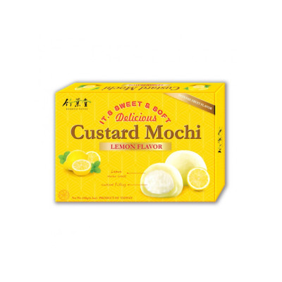 Bamboo House Custard Mochi Lemon 180g