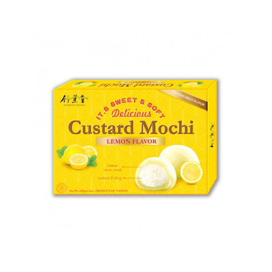Bamboo House Custard Mochi Lemon 180g