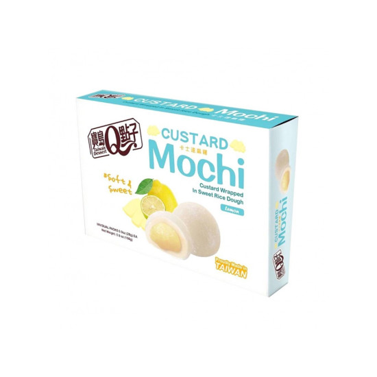 Taiwan Dessert Q Mochi Custard Lemon 168g Taiwan Dessert Q Mochi Custard Lemon 168g