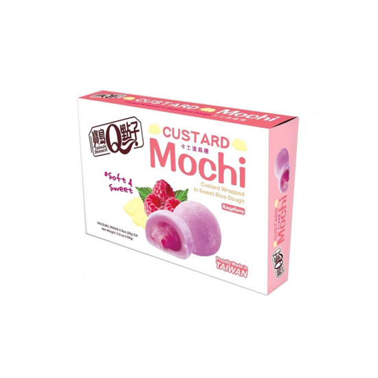 Taiwan Dessert Q Mochi Custard Raspberry 168g Taiwan Dessert Q Mochi Custard Raspberry 168g