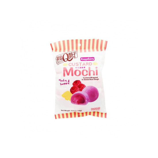 Taiwan Dessert Q Mochi Custard Rasberry 110g Taiwan Dessert Q Mochi Custard Rasberry 110g