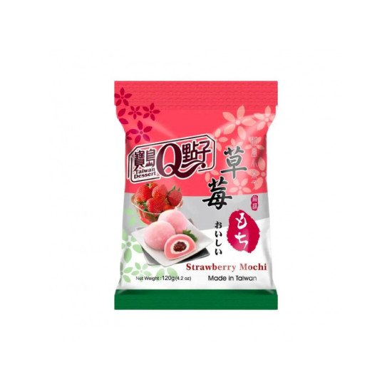 Taiwan Dessert Q Mochi Strawberry 120g Taiwan Dessert Q Mochi Strawberry 120g