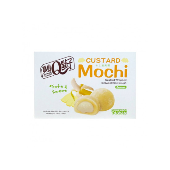 Taiwan Q Mochi Custard Banana 168g