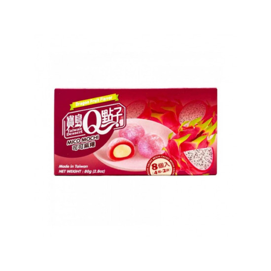 Taiwan Q Mochi Dragon Fruit 80g