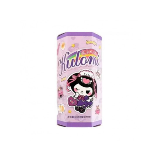 Kuromi Egg & Milk Flavor Bun 26g Kuromi Egg & Milk Flavor Bun 26g
