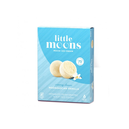 LITTLE MOONS Vanilla Ice Cream Mochi 192g
