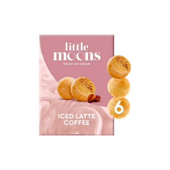 LITTLE MOONS Mochi Ice Cream Iced Latte Coffee 192g