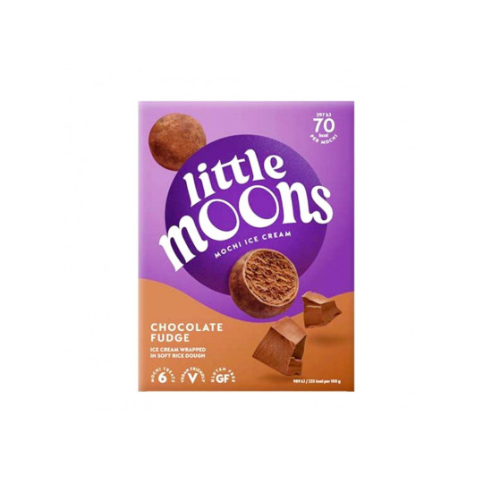 LITTLE MOONS Mochi Ice Chocolate Fudge 180g LITTLE MOONS Mochi Ice Chocolate Fudge 180g