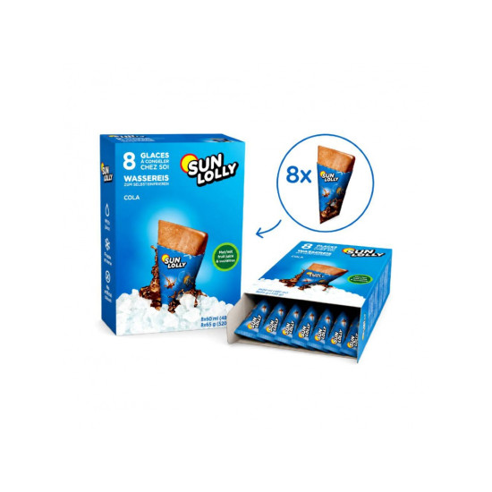 Sun Lolly Ice Cream Blue Cola 520g (8 x 65g)