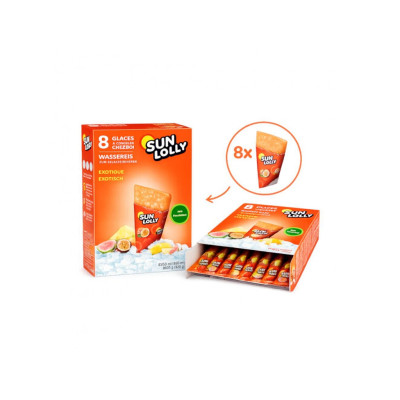 Sun Lolly Ice Cream Exotic 520g (8 x 65g)