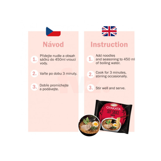 Oyakata Instant Noodles Soy Sauce 83g Oyakata Instant Noodles Soy Sauce 83g