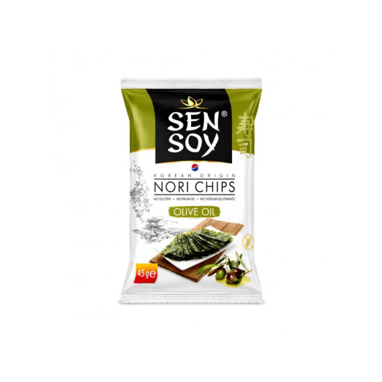 Sen Soy Olive Oil Nori Chip 4,5g Sen Soy Olive Oil Nori Chip 4,5g