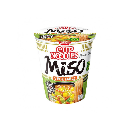 NISSIN Cup Ramen Vegetable Miso 67g