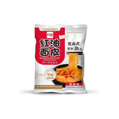 BAIJIA Kuan Brad Noodles with Red Chilli 110g
