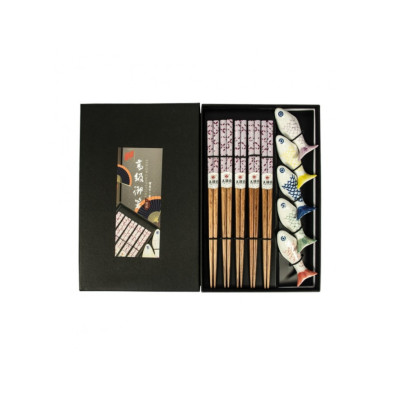 Chopsticks Set Fish, 4 X 10 X 5 Pair