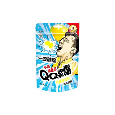 *WANT WANT QQ Gummy Center-Filled Lemon Soda 72g