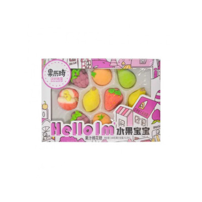 GLQ Marshmallow HELLO Fruits Shape 100g