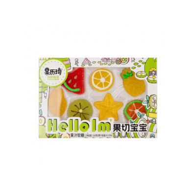 GLQ Marshmallow HELLO Fruit Slice Shape 110g