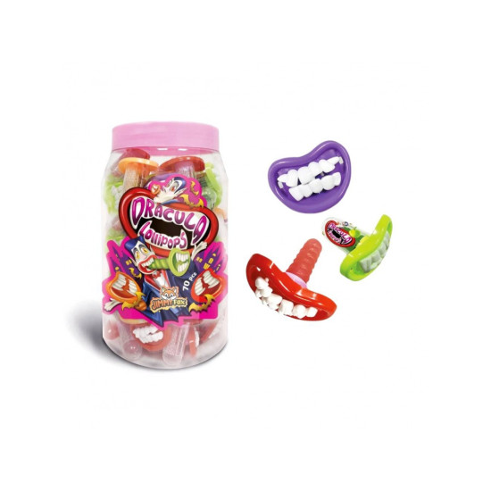 Jimmy Fox Draculla lollipop zuby 70ks x 4,5g