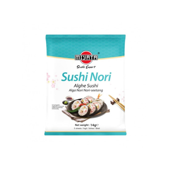 Miyata Sushi Nori (Grade A) 14g 5platku Miyata Sushi Nori (Grade A) 14g 5platku