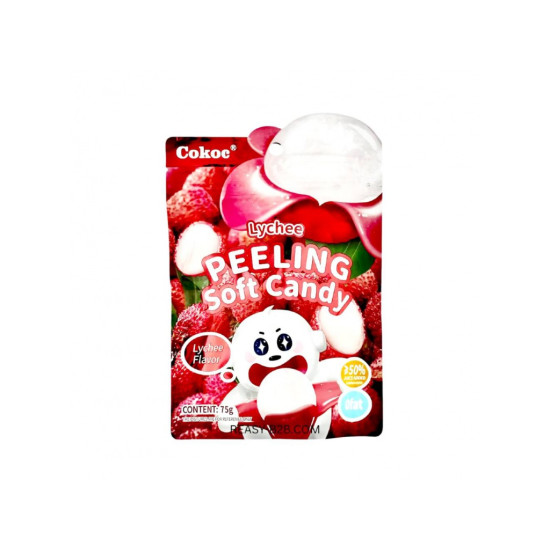 Cokoc Peeling Soft Candy Lychee 75g