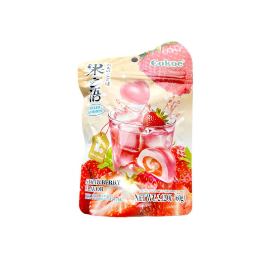 Cokoc Filled Gummies Strawberry 60g