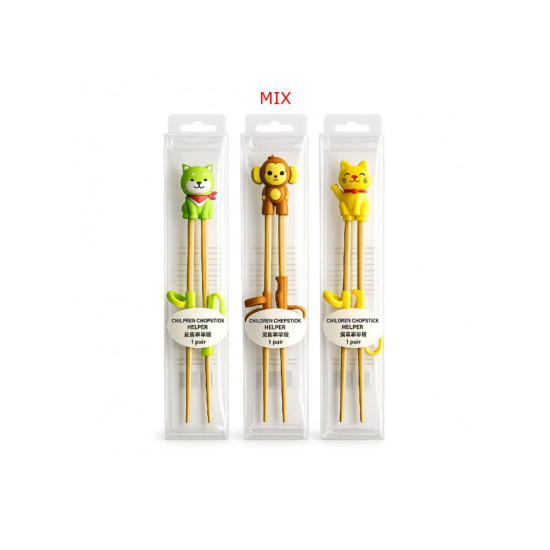SHINE FARM Chopsticks Children with Silicon Helper