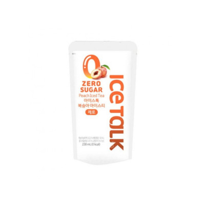 Ice Talk Zero Sugar Peach 230ml