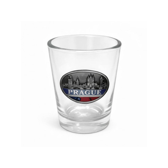 Shot Glass with metal sticker 61*49 Silver NVC80160000 Shot Glass with metal sticker 61*49 Silver NVC80160000