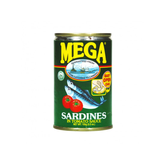 Mega Sardines in Tomato Sauce 155g