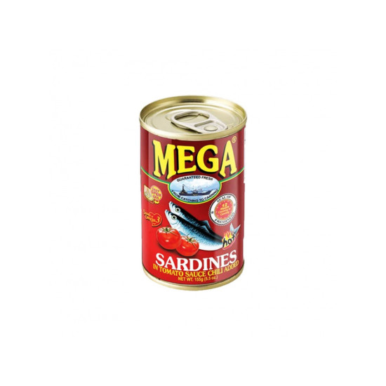 Mega Sardines in Tomato Sauce with Chili 155g