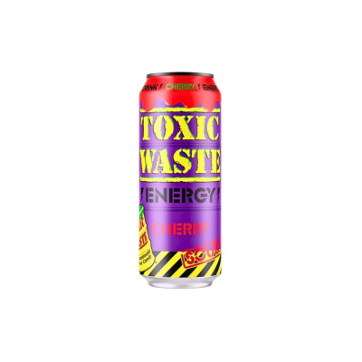 Toxic Waste energetický nápoj s příchutí třešně 500ml Toxic Waste energetický nápoj s příchutí třešně 500ml