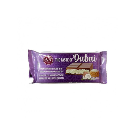 Elit Dubajská Čokoláda Kokos 90g