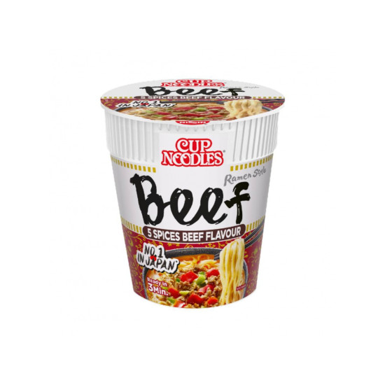 NISSIN Cup Ramen 5 spices beef 64g