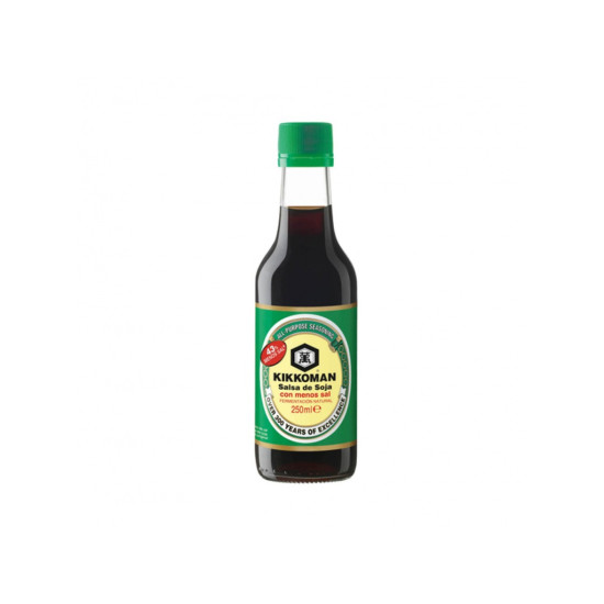 Kikkoman low salt soy sauce 250ml Kikkoman low salt soy sauce 250ml