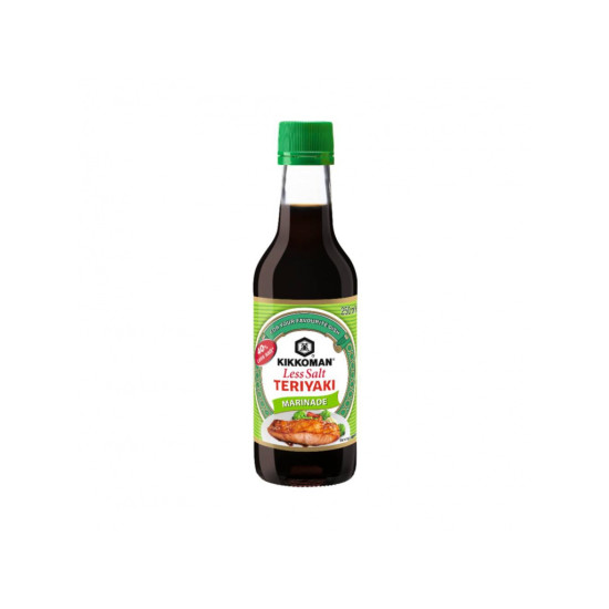 Kikkoman Less Salt Teriyaki Marinade 250ml Kikkoman Less Salt Teriyaki Marinade 250ml