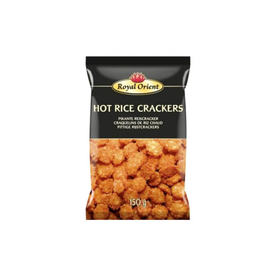 ROYAL ORIENT Rice Crackers Hot 150g ROYAL ORIENT Rice Crackers Hot 150g