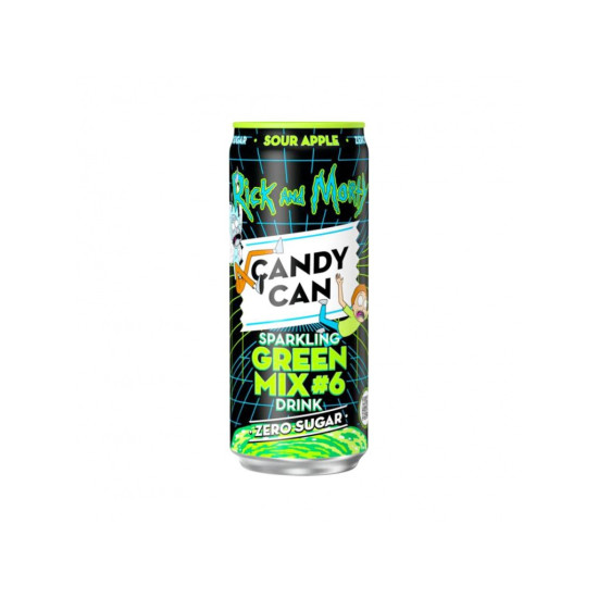 Candy Can Green Mix s příchutí jablka 330ml